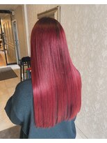 ヘアスタジオ アルス 御池店(hair Studio A.R.S)&nbsp;カシスボルトーレッドカラー10代20代韓国風ダブルカラー