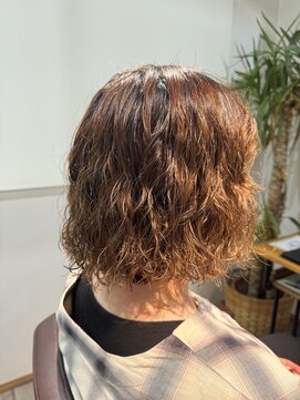 ビプラス(viplus) ボブ×ウェーブパーマ