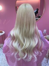 【やりたい】を叶える！ブリーチでいためたくないけどハイトーンカラーになりたい方はシールエクステ！