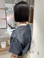 ラミエ バイ メルト 吉祥寺(lamie by melt)&nbsp;"久保田"地毛風縮毛矯正ストレート切りっぱなしボブ