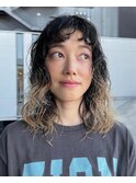 くせ毛を生かすカットウェーブヘア
