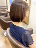 フリージア(freesia)&nbsp;30代40代50代/艶髪スタイル/大人ボブ/ピンクベージュカラー