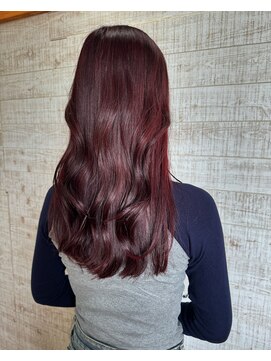 ヘアーデザインハル(hair desigin hal) ワインレッド