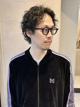 ヘアー アイス ルーチェ(HAIR ICI LUCE) メンズミディアムハードパーマ/大矢