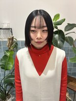 サーカス 町田(circus)&nbsp;顔まわりレイヤー×ぱつっとボブ