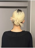 お呼ばれ 卒業式 ヘアセット ヘアアレンジ タイトアレンジ