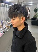 波巻きツイストスパイラルパーマ/フェザーパーマ/眉毛/メンズ