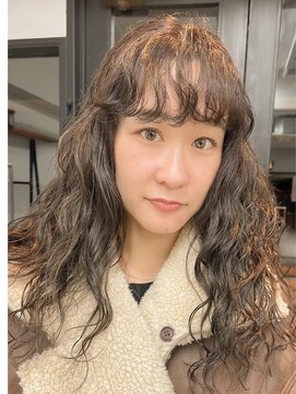 フィルム(FiLMs) ロングパーマ/モカブラウン