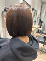 ビアンコ カーロ 二子新地店(Bianco caro)&nbsp;切りっぱなしボブ/ワンレンボブ/ブラウンカラー