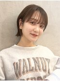 ミニウルフレイヤーカット顔周り前髪韓国ショートボブ/大宮