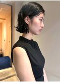 ボブパーマ ゆるめパーマ 外ハネボブ 艶髪 トリートメント 20代