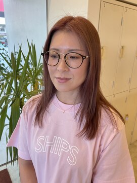サラ ビューティー サイト 古賀店(SARA Beauty Sight) 【ピンクベージュ】20代30代/レイヤー/シャギー/大人可愛い