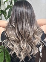 ベルヘアーデザイン 堺東(Belle hair Design)&nbsp;バレイヤージュシャドールーツ韓国風イルミナカラー堺東20代30代