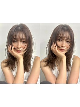 前髪×顔周りをmm単位で似合わせる"レイヤーカット"お顔立ちや髪質に合わせたAperoレイヤーで小顔に[柏駅]