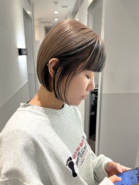 エン 栄店(enne) インナーカラー ボブ