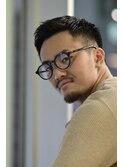 メンズベリーショート　ビジネスヘア