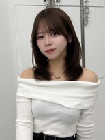 アマトウキョウスマートサロン(AMA TOKYO×Smart Salon)&nbsp;くびれレイヤー/顔まわりカット/レイヤーカット/小顔ヘア