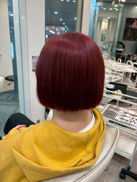 クロエ バイ ラヴィズム 新潟ビルボードプレイス2店(CLOE by LUVISM) ビビットレッド＆ボブ