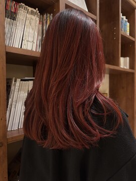 ビュートリアム265(BEAUTRIUM 265) ★ミディアムレイヤー/バーガンディ/ワインレッド細めハイライト