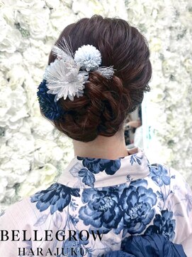 綺麗めサイドお団子