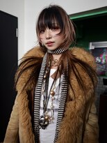 スリット(slit)&nbsp;ブラウン×インナーデザインウルフ