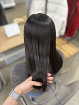 リラクオーレ 三宮 元町(LIRA CUORE) オリーブグレージュ×髪質改善縮毛矯正