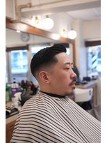 ザチョップショップ キチジョウジ(THE CHOP SHOP KICHIJOJI) サイドパートスキンフェードカットシェービング吉祥寺理容室