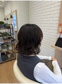 ボブ×パーマ