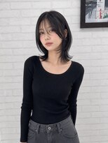 アース 大分森町店(HAIR&MAKE EARTH)&nbsp;顔周りレイヤー×くびれミディ