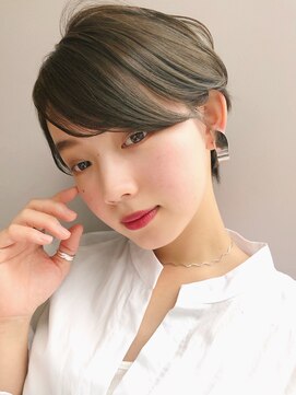 シンス 銀座(since) 小顔似合わせカット/マッシュショートボブ/グレージュ【銀座駅】