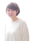 true矢尾板☆小顔に見えるストレートなショートボブ☆