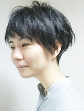 メリケンビューティーパーラー コウベ(MERICAN BEAUTY PARLOR KOBE) [ショート/簡単スタイリング  黒髪ショート]tomo