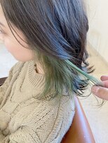 リン(Lin.)&nbsp;インナーカラー×グリーン