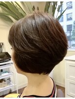 モンド(monde)&nbsp;レイヤーボブならスタイリング楽ラク♪20代30代40代50代