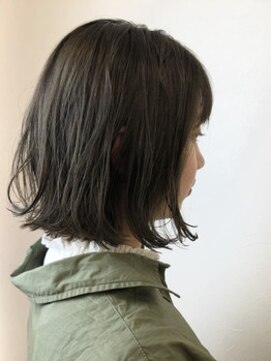 ジーナ 西荻窪(Zina) 20代30代40代マロンベージュAラインボブかきあげ