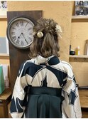 ハーフアップ