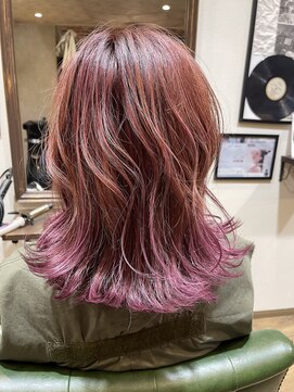 シークス(SYKTH.) ☆ピンクベージュ裾カラー☆