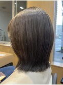 切りっぱなしくびれボブ