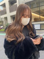 フリーラ 表参道(freera)&nbsp;ふわふわ♪ミルクティーカラーが可愛い。