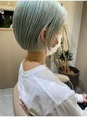 ペールブルー/ミニボブ