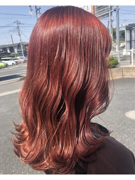 エファッセ 伊奈店(efface) Spring color×ハイトーンカラー×ピンクブラウン×巻き髪