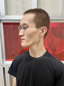 メリケンバーバーショップ トーキョー(MERICAN BARBERSHOP TYO) YS STILE.束感ショート.波巻き.ハイライト.マッシュパーマ119