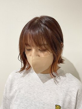 ヘアステーションフラット(HAIR STATION FLAT) イヤリングカラー×スカーレット