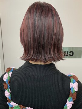 キューズ クラブ(cuz KLUB) 【cuz KLUB】ハイライトレッドカラー【池袋】