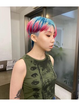 レコ 渋谷(LECO) ルーツカラーデザインショート