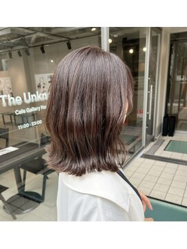 アソビセカンド 原宿(ASOBI 2nd) 前髪/マチルダボブ/ピンクベージュ/インナーグレージュ/ブルー