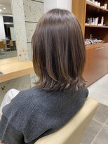 シンス(Since)&nbsp;くびれボブ/切りっぱなしボブ/ブリーチなしカラー/夏目寧々