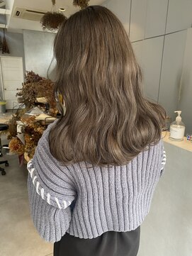 ミント(mint) 【ブリーチなしで透明感くすみオリーブベージュ◎】