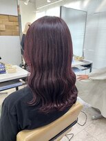 アジールヘア 所沢プロペ通り店(agir hair)&nbsp;シアーカラー姫カットカールピンクブラウンケアブリーチ所沢