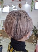 マッシュショート☆グレイヘア☆ミセス